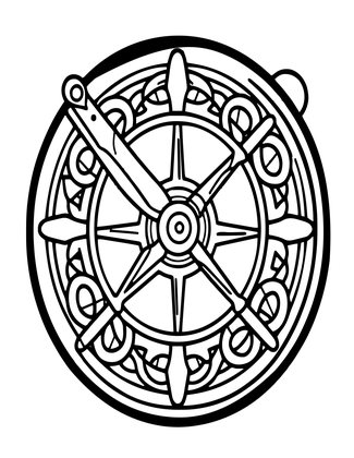 Coin Purse Style - Free printable coloring page