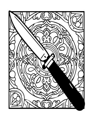 Tortoiseshell - Free printable coloring page