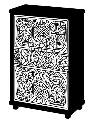 Console Radio - Free printable coloring page