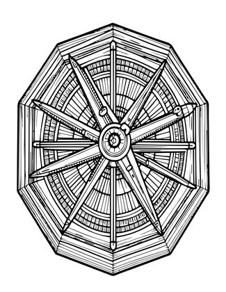 Octant Predecessor - Free printable coloring page