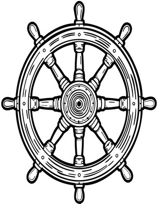 Barnacled Relic - Free printable coloring page