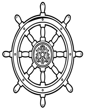 Crest Wheel - Free printable coloring page