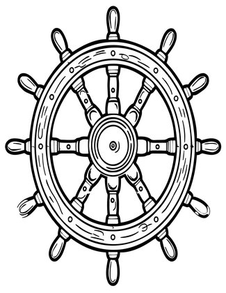 Driftwood Style - Free printable coloring page