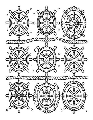 Pattern Repeat - Free printable coloring page