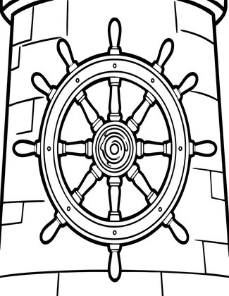 Wall Decor - Free printable coloring page