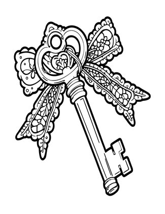 Wedding Favor - Free printable coloring page