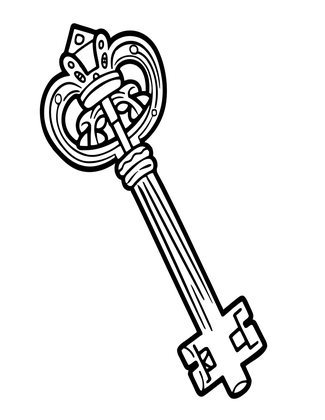 Crown Bow - Free printable coloring page