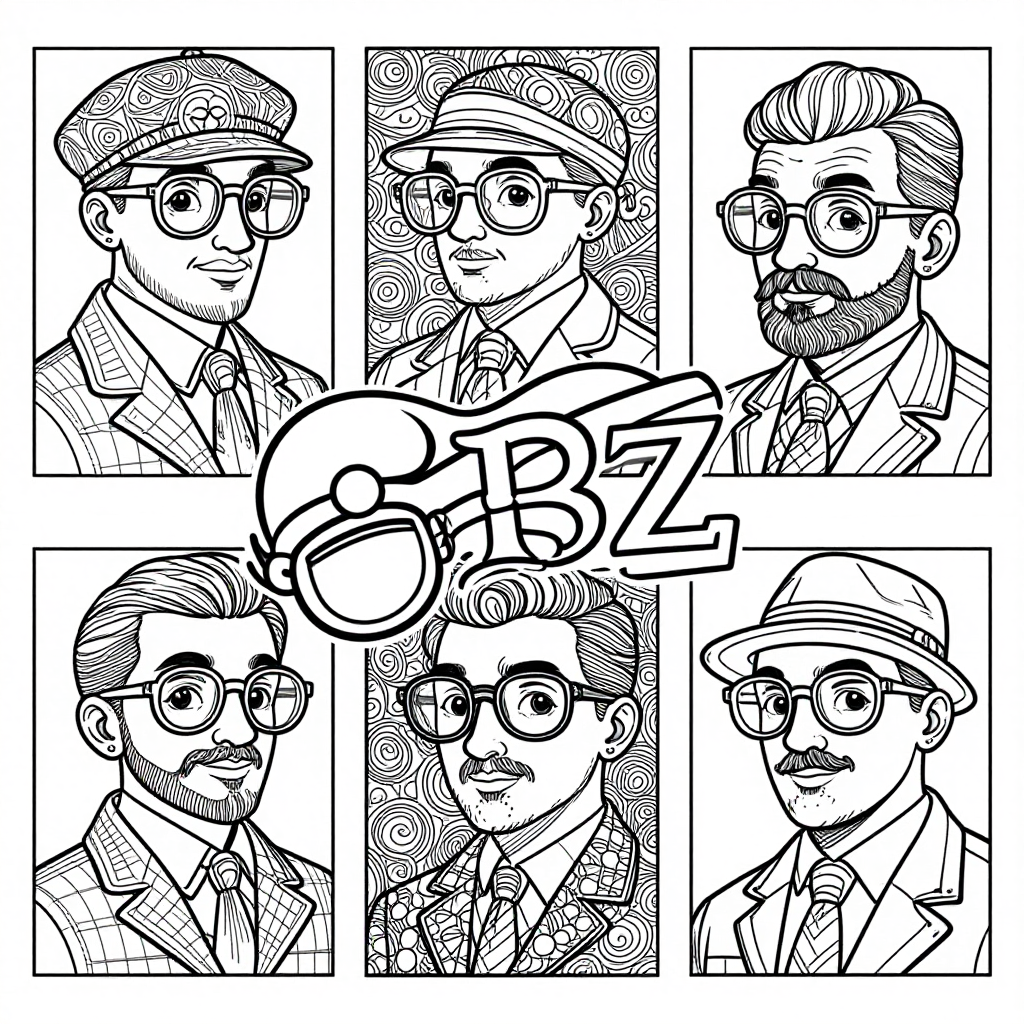 Vintage Spyglasses coloring pages collection - 30 free printable pages