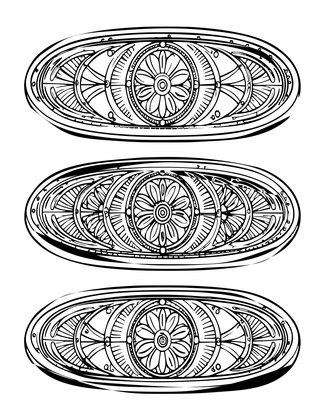 Three Sections - Free printable coloring page