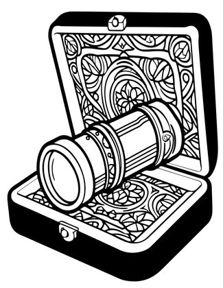 Royal Gift - Free printable coloring page