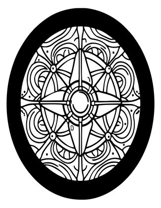 Bronze Verdigris - Free printable coloring page