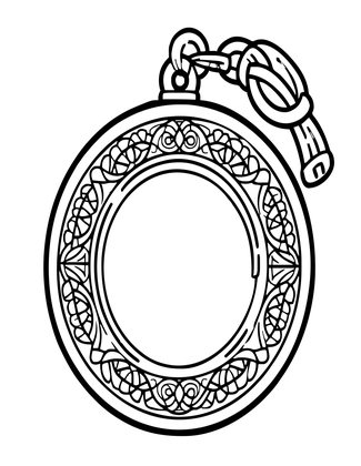 Lanyard Knot - Free printable coloring page