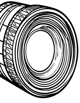 Lens Detail - Free printable coloring page