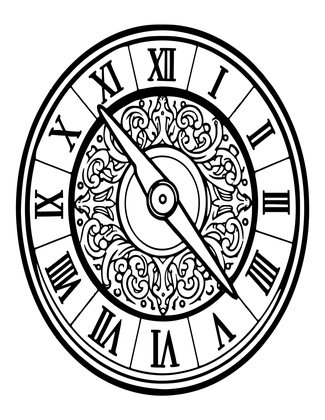 Bronze Dial - Free printable coloring page