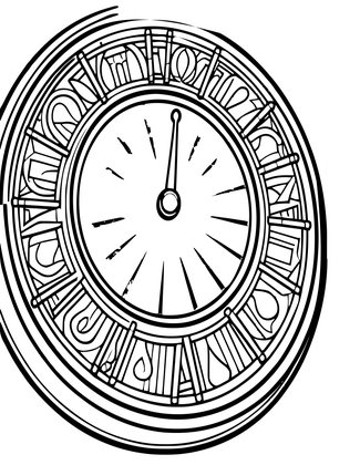 Reflected Ceiling Dial - Free printable coloring page