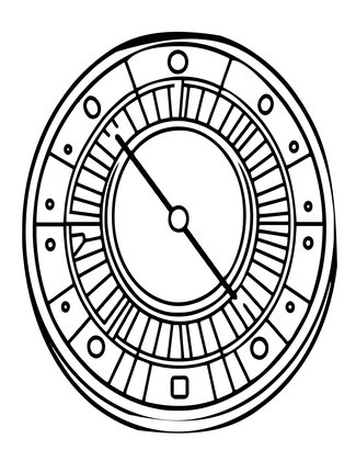 Night Moonial - Free printable coloring page