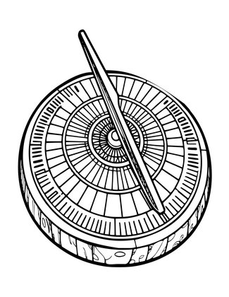 Horizontal Dial - Free printable coloring page