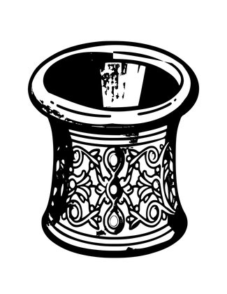Gold Thimble - Free printable coloring page