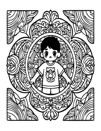 First Transformation - Free printable coloring page