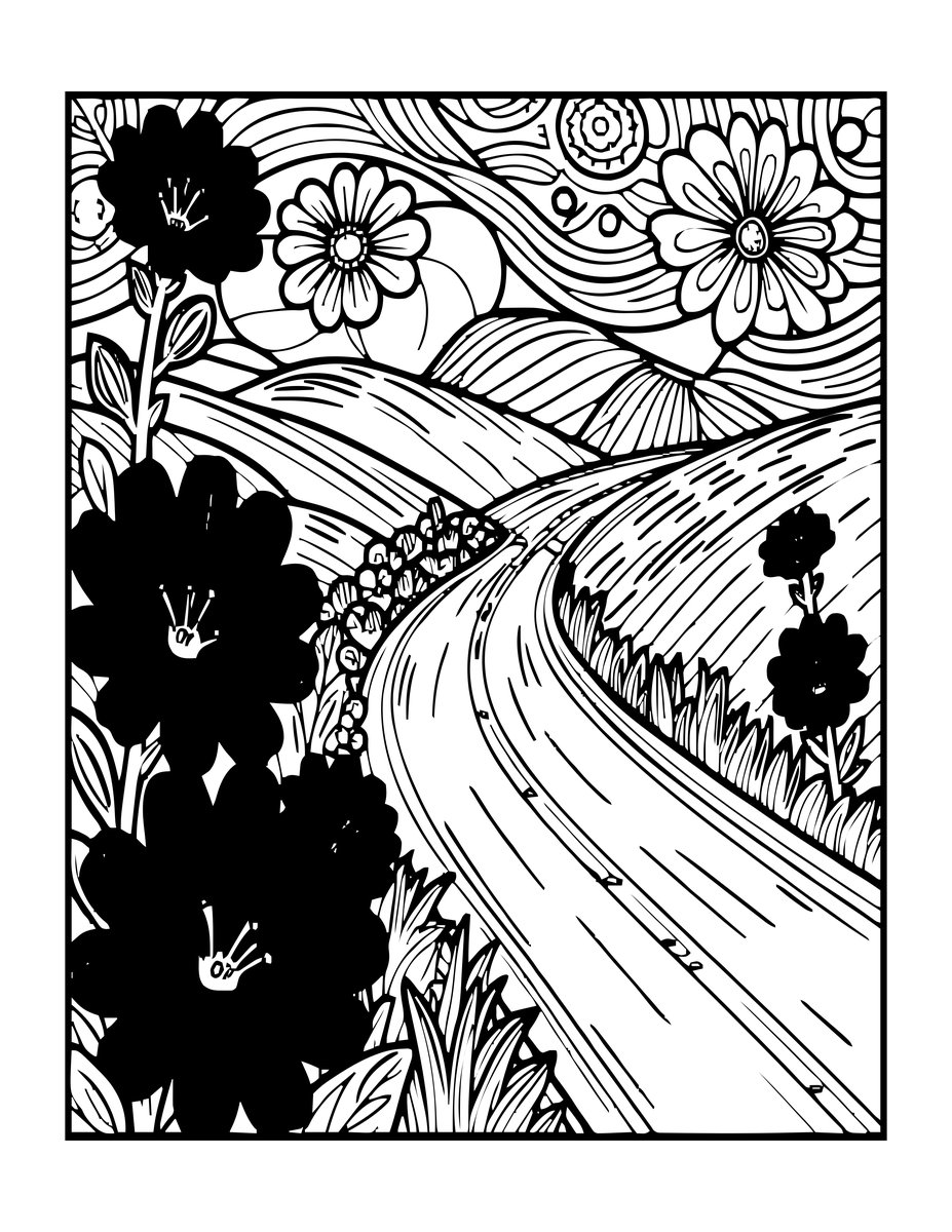 Chicory - free printable coloring page