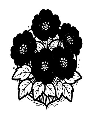 Herb Robert - Free printable coloring page