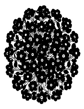 Forget-Me-Not - Free printable coloring page