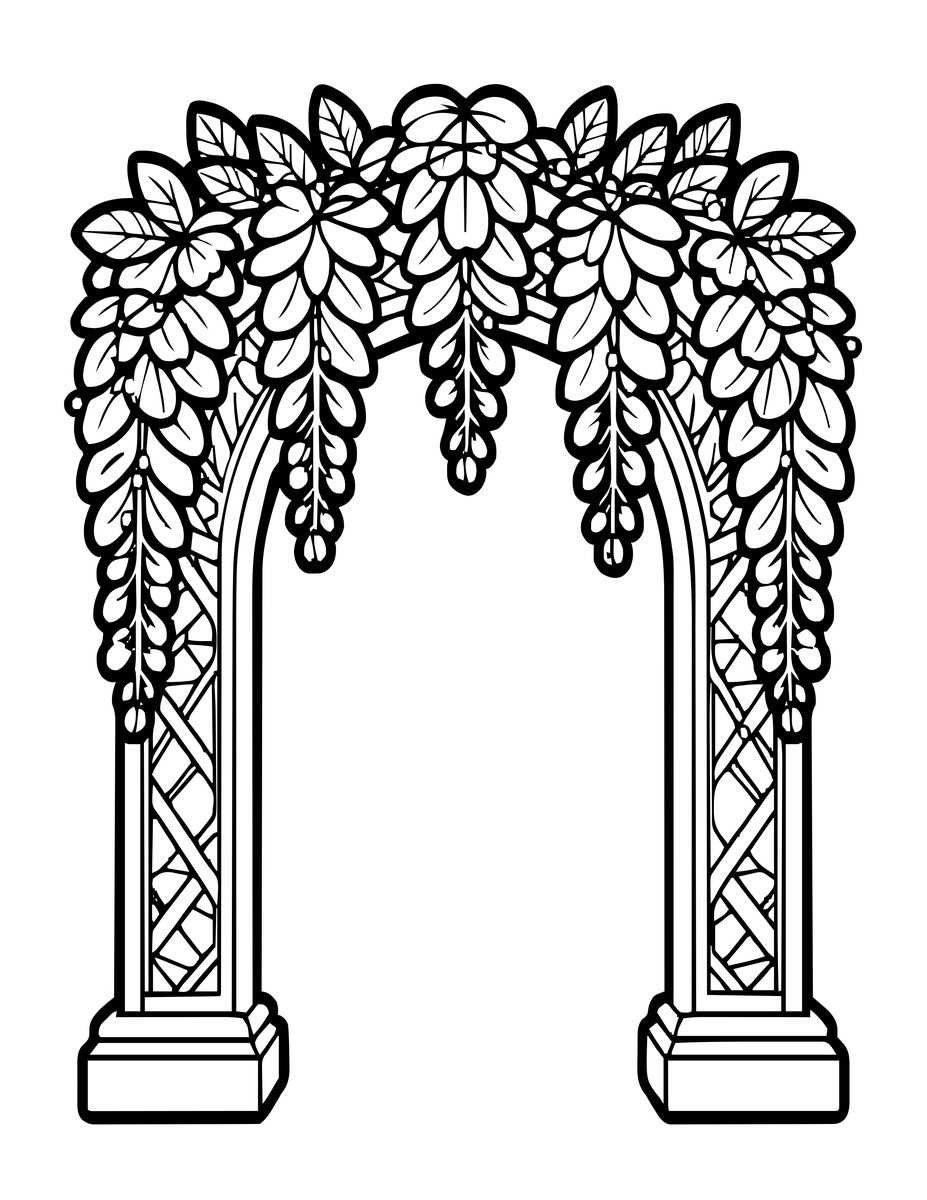 Fairy Lights - free printable coloring page