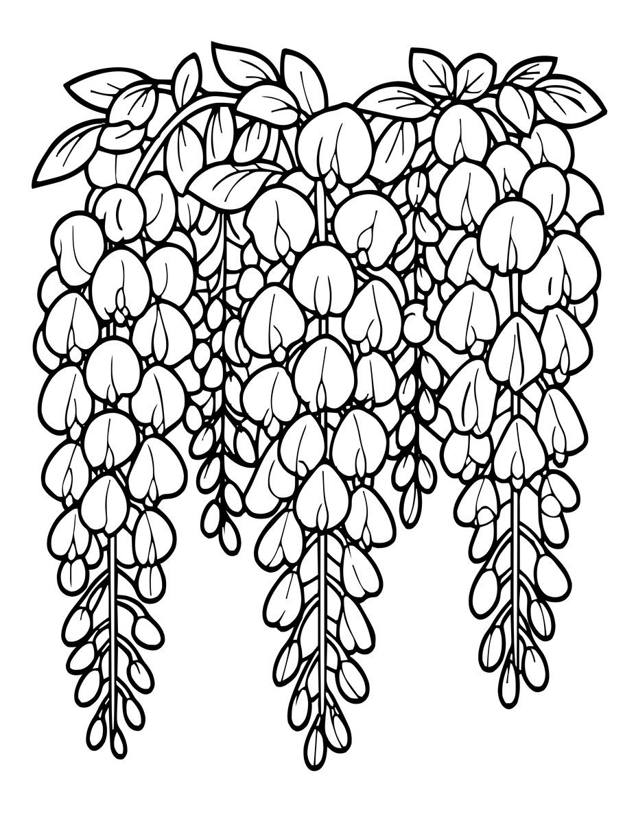 Bloom Close-Up - free printable coloring page
