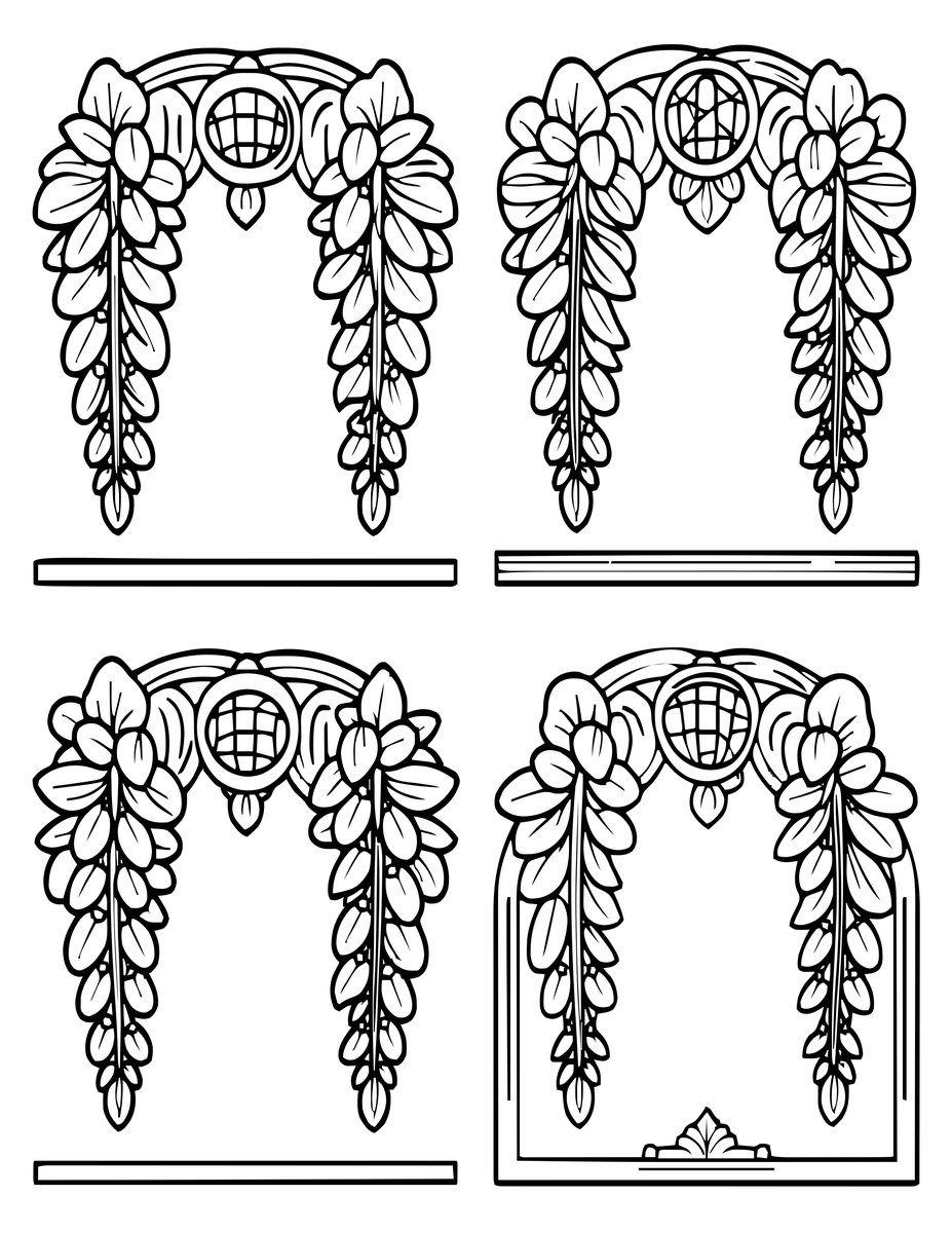 Pattern Repeat - free printable coloring page