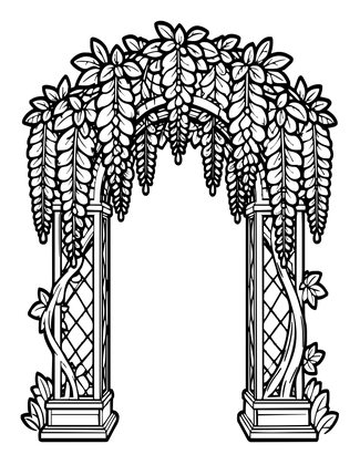 Single Arch - Free printable coloring page
