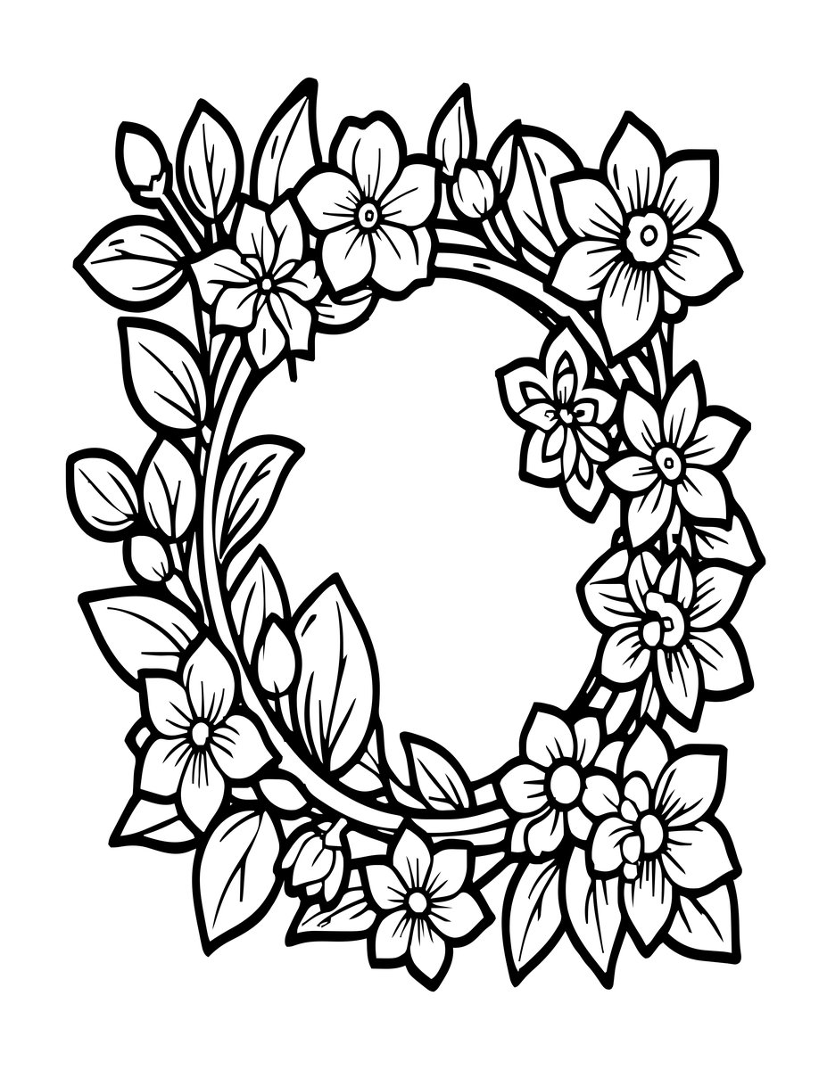 Jasmine Night - free printable coloring page