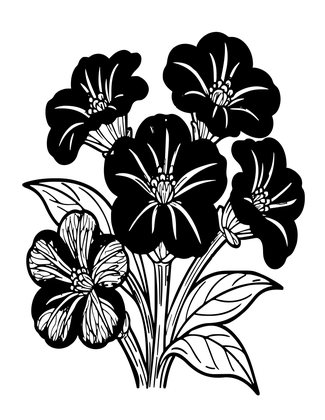 Henbane - Free printable coloring page