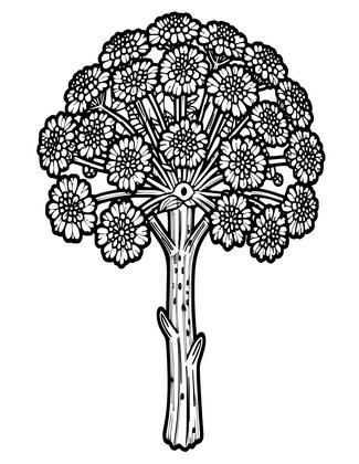 Hemlock - Free printable coloring page