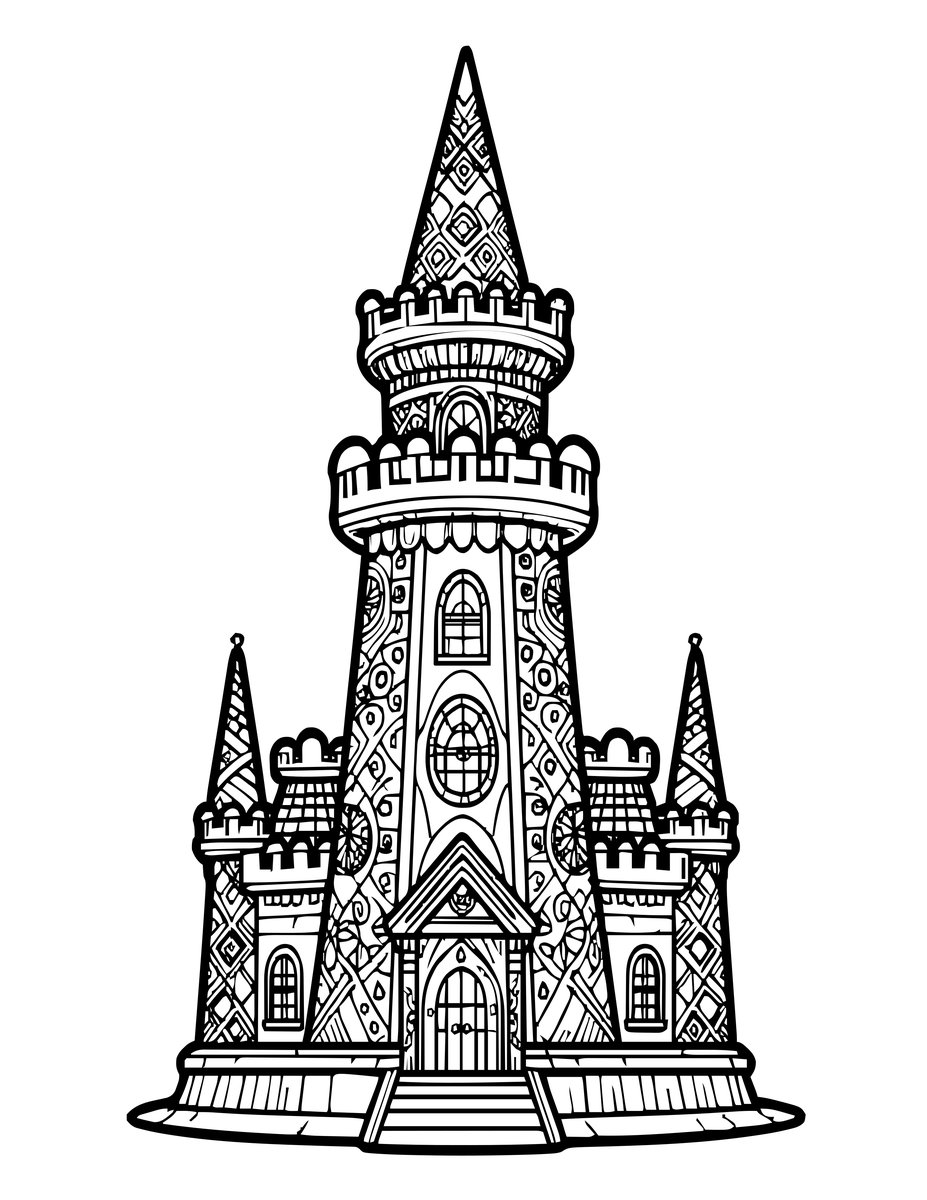 Tower Legacy - free printable coloring page