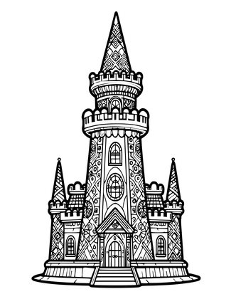 Tower Legacy - Free printable coloring page
