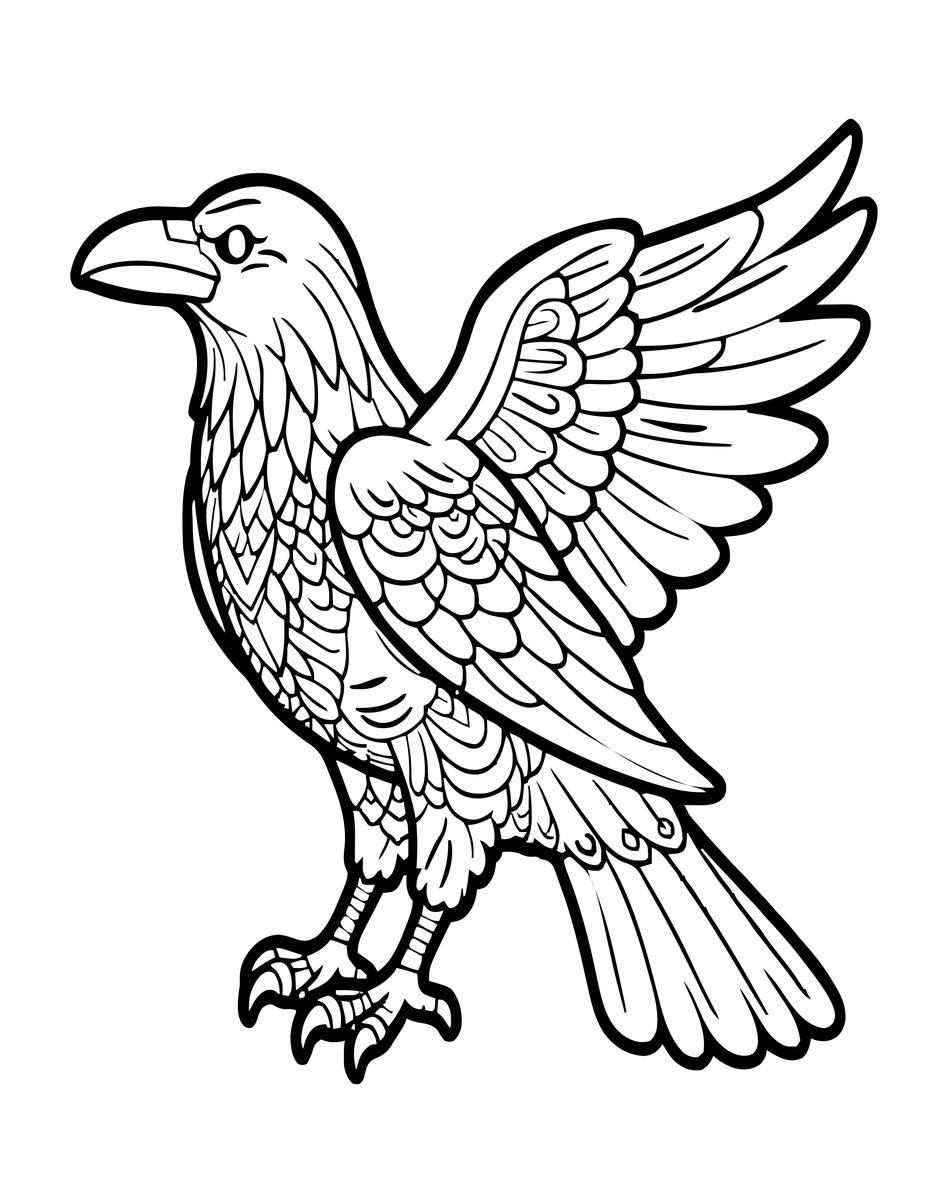 Sorcerer Transformation - free printable coloring page