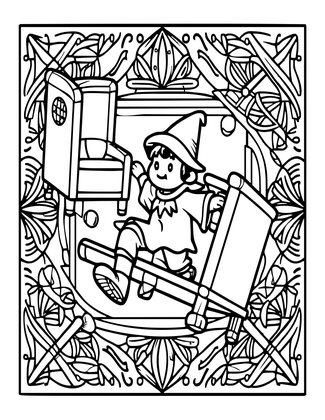 Young Apprentice - Free printable coloring page