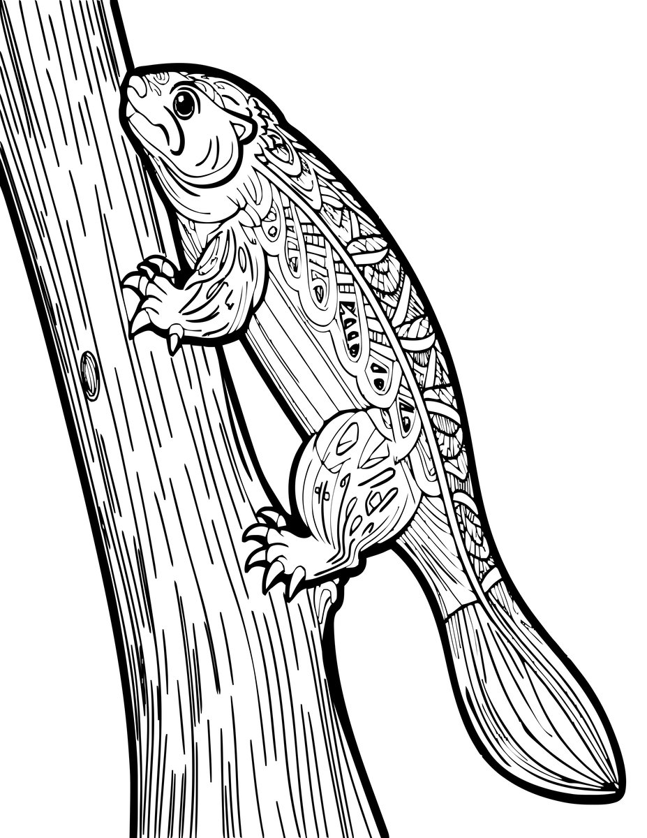 Fisher - free printable coloring page