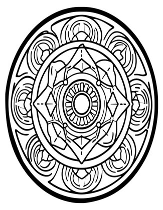 Mandala Breath - Free printable coloring page