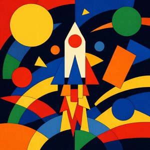 007 In A Geometric Abstraction Style A Stylized FgDmt5Se - free printable paint by numbers