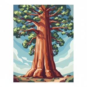 008 A Colossal Redwood Tree Dominates The Frame Its DkhpD7Gv - free printable paint by numbers