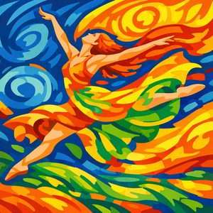 011 In A Stylized Abstract Expressionist Painting A 1THtwwW4 - free printable paint by numbers