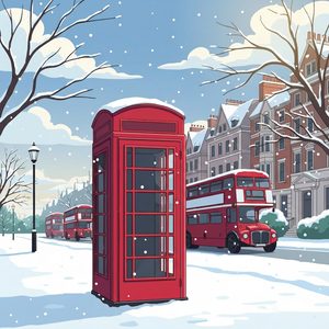 022 A Snow-Covered London Street Scene Features A UY0Ivhuf - free printable paint by numbers