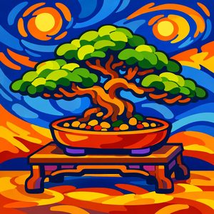 026 In A Stylized Depiction A Meticulously Pruned QaxzU9xm - free printable paint by numbers