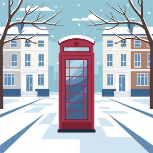 028 In A Stylized Illustration A Classic Red British VnNyitlv - free printable paint by numbers