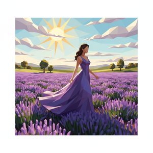 029 A Woman Walks Through A Field Of Lavender Her 1jkfFtZn - free printable paint by numbers