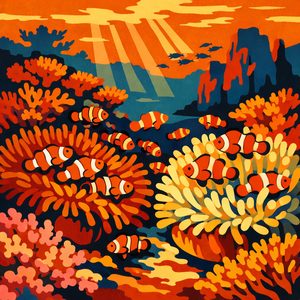 035 In A Stylized Flat Illustration Style Numerous 3FjxCVJO - free printable paint by numbers