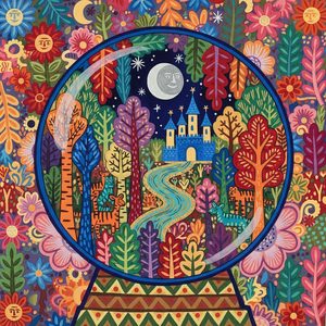 039 In A Folk Art Style This Image Displays A NS1TYrEu - free printable paint by numbers