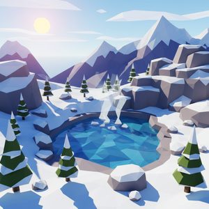 040 A Tranquil Winter Scene Unfolds With Snow-Capped XvMsLXoo - free printable paint by numbers