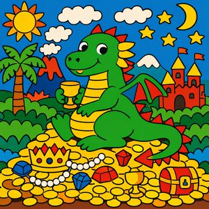 041 In A Childrens Book Illustration Style A LZjNuQyo - free printable paint by numbers